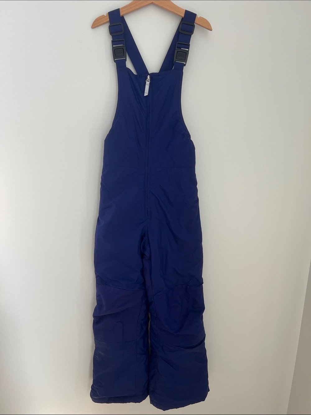 Lands' End | Kids Grow-A-Longs Dark Purple Snow Bib Ski Overalls Winter Sz 8